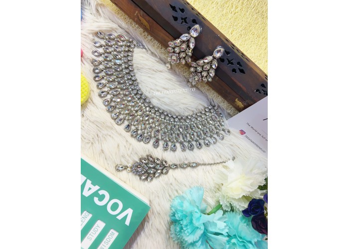 SILVERSTONE BROAD NECKLACE SILVERSTONE BROAD NECKLACE