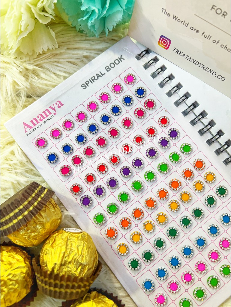 FULL STONE BINDI BOOKLET