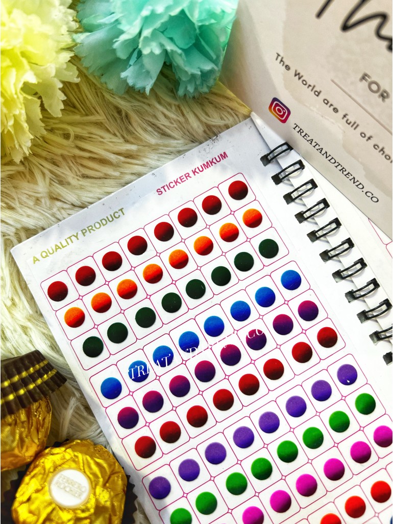 DUAL SHADE BINDI BOOKLET