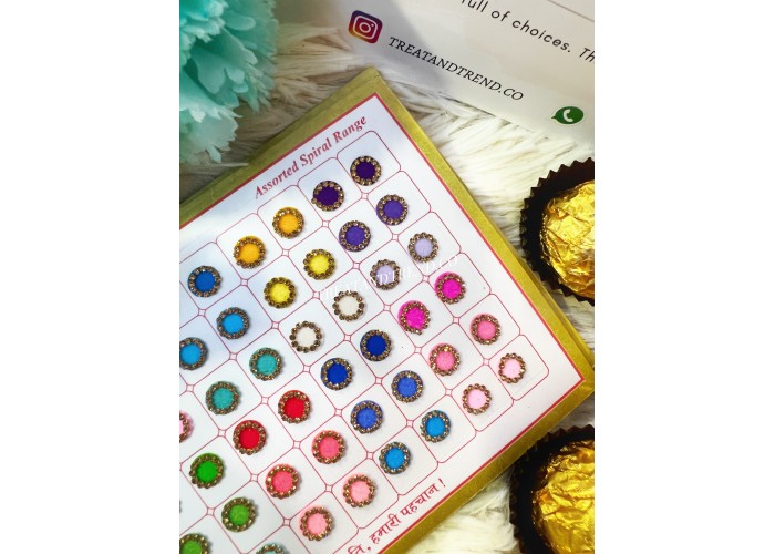 PASTEL STONE BINDI BOOKLET