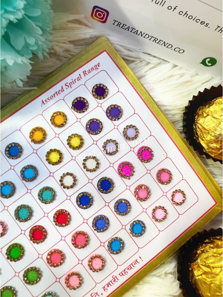 PASTEL STONE BINDI BOOKLET