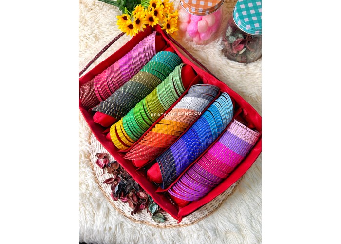 36 SET DOTTED MATTE BANGLES 36 SET DOTTED MATTE BANGLES