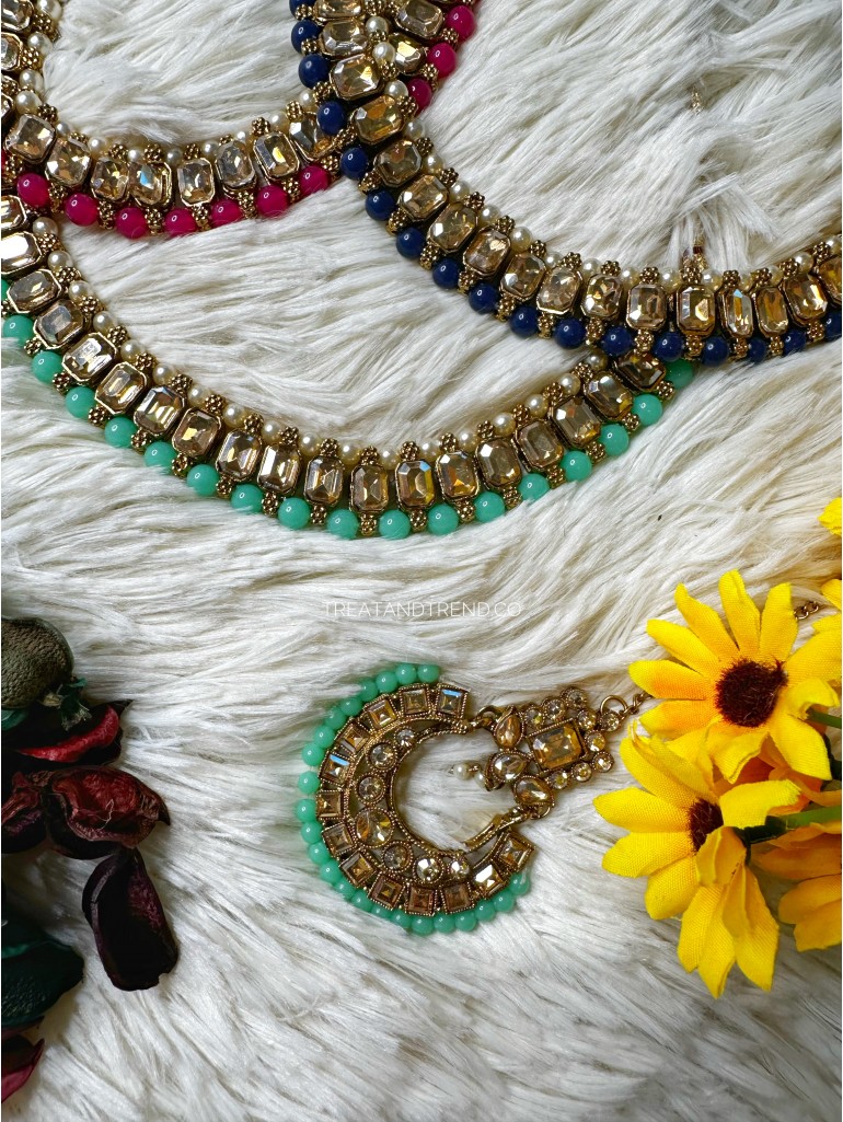 STONE MIRROR NECKLACE