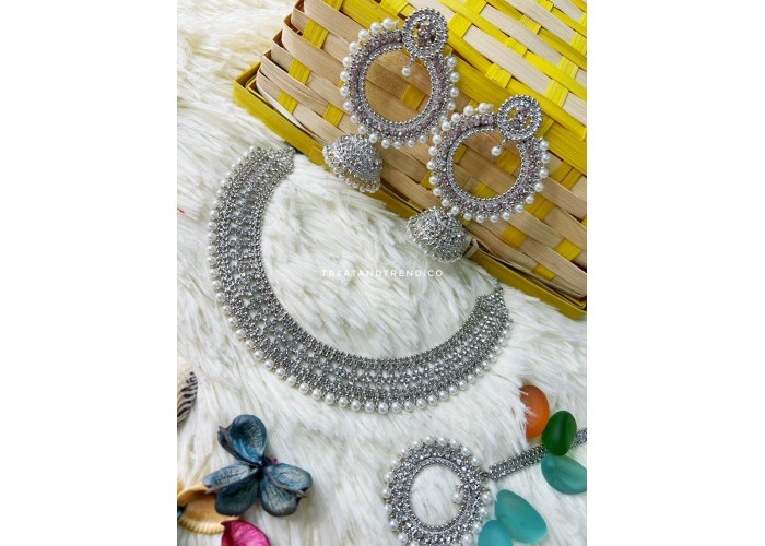 SILVER MEHNDI NECKLACE - COD 001 SILVER MEHNDI NECKLACE - COD 001